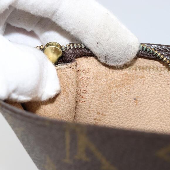 LOUIS VUITTON Monogram Bucket GM Accessory Pouch LV Auth am9160